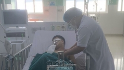 Kon Tum: Đại úy CSGT bị tông gãy chân trong khi làm nhiệm vụ