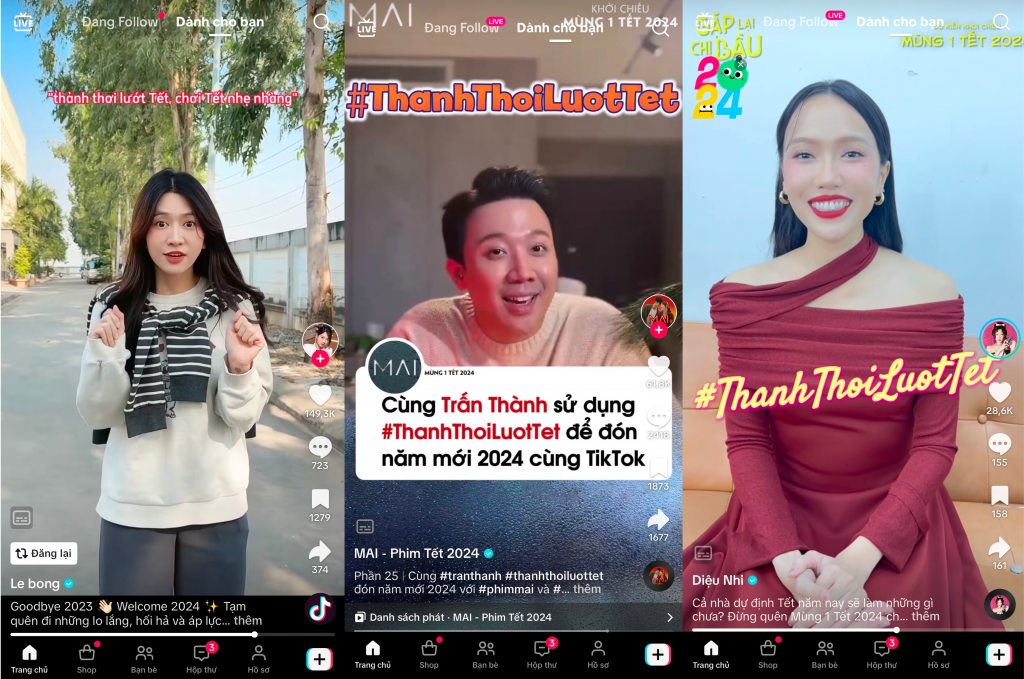 TikTok ra mắt chiến dịch #ThanhThoiLuotTet