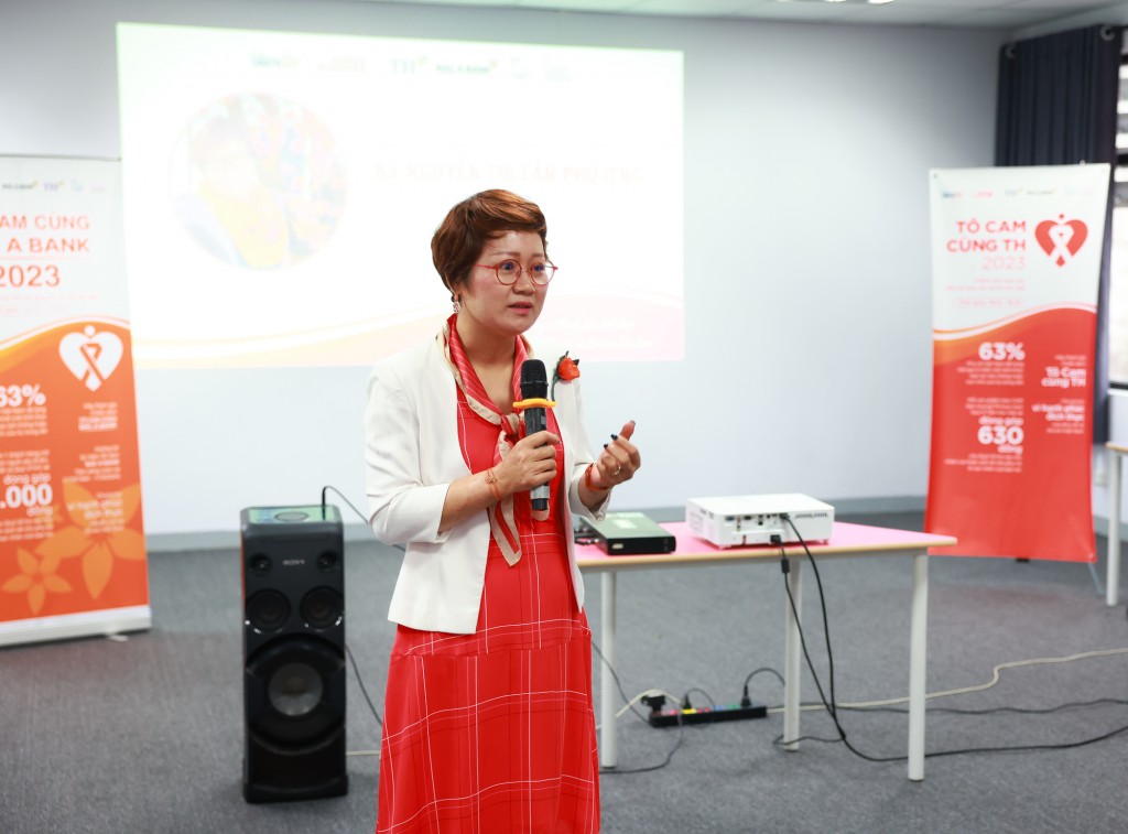 Bà Lê Thị Lan Phương - Cán bộ Quản lý Chương trình của UN Women phát biểu