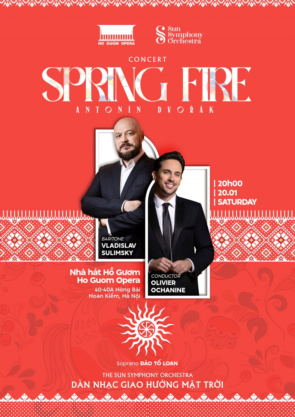 Giọng ca baritone hàng đầu thế giới Vladislav Sulimsky góp mặt tại hòa nhạc “Spring Fire” cùng Dàn nhạc giao hưởng SSO