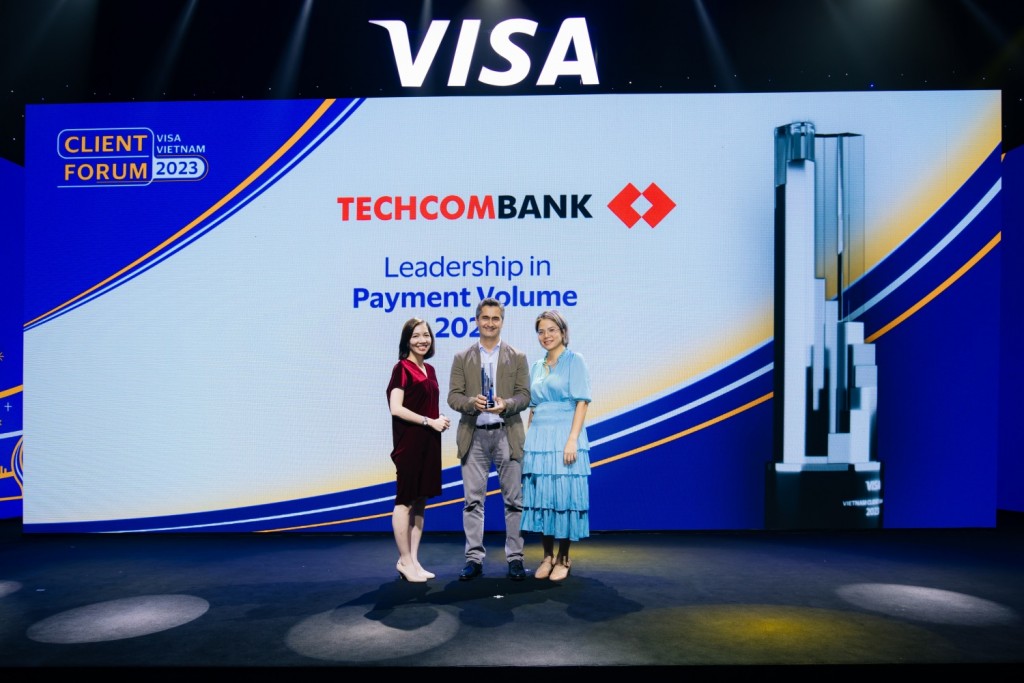 Techcombank nhận giải thưởng Visa Card