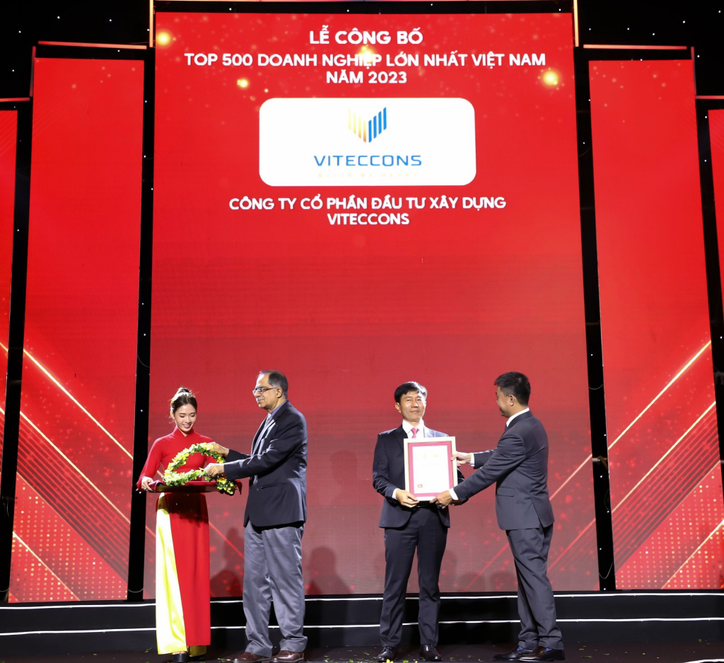 Viteccons lọt Top 500 doanh nghiệp lớn nhất Việt Nam Viteccons lọt Top 500 doanh nghiệp lớn nhất Việt Nam