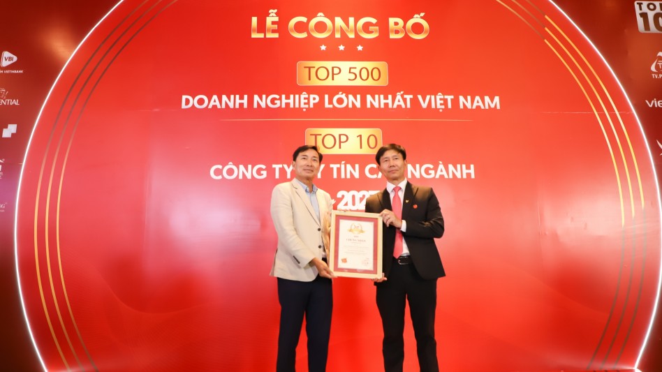Viteccons lọt Top 500 doanh nghiệp lớn nhất Việt Nam