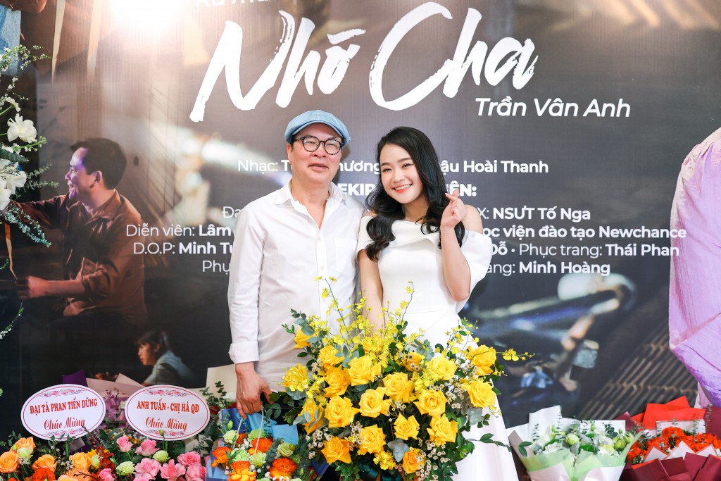 Trần Vân Anh và nhạc sĩ Tuấn Phương