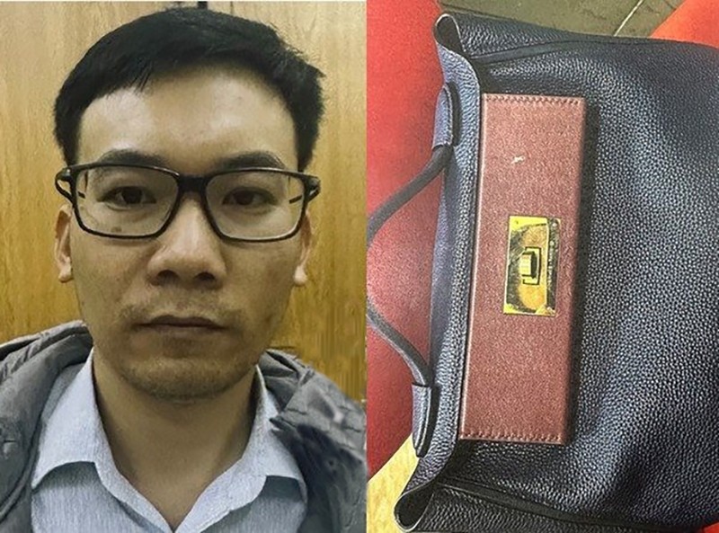 Nguyễn Trí Trung chiếc túi tang vật vụ án