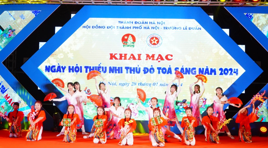 Khai mạc Ngày hội thiếu nhi Thủ đô toả sáng năm 2024