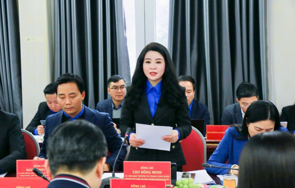Đoàn, Đồng chí Chu Hồng Minh, Ủy viên Ban Thường vụ Trung ương Đoàn, Thành uỷ viên, Bí thư Thành đoàn Hà Nội phát biểu Thành uỷ viên, Bí thư Thành đoàn Hà Nội Đoàn, Đồng chí Chu Hồng Minh, Ủy viên Ban Thường vụ Trung ương Đoàn, Thành uỷ viên, Bí thư Thành đoàn Hà Nội phát biểu Thành uỷ viên, Bí thư Thành đoàn Hà Nội