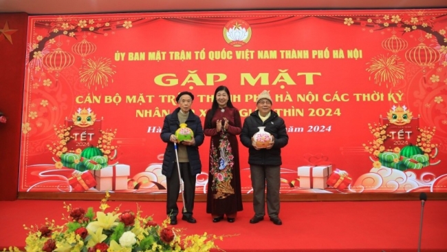 Gặp mặt lãnh đạo, cán bộ Mặt trận Hà Nội qua các thời kỳ