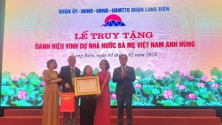 Truy tặng danh hiệu vinh dự Nhà nước “Bà mẹ Việt Nam Anh hùng”