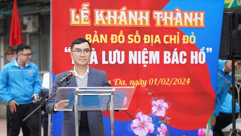 Ủy viên Ban Thường vụ, Trưởng Ban Tuyên giáo Thành đoàn Hà Nội Phạm Minh Phúc đã truyền đạt nội dung tuyên truyền kỷ niệm 94 năm Ngày thành lập Đảng cộng sản Việt Nam