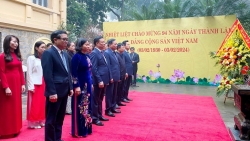 Lãnh đạo TP Hà Nội dâng hương tưởng niệm Tổng Bí thư Trần Phú