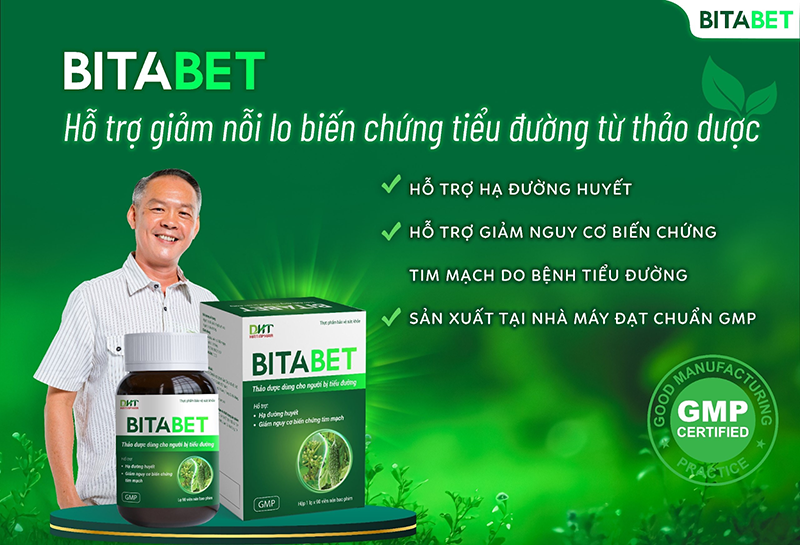 Bitabet - 6 loại thảo dược xua tan nỗi lo biến chứng tiểu đường