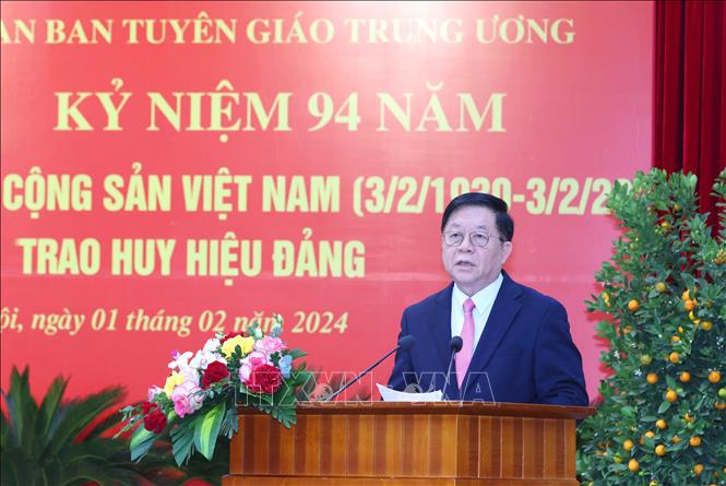 Ban Tuyên giáo Trung ương họp mặt kỷ niệm 94 năm Ngày thành lập Đảng