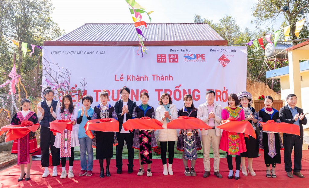 UNIQLO Việt Nam phối hợp khánh thành điểm trường mới tại Mù Cang Chải