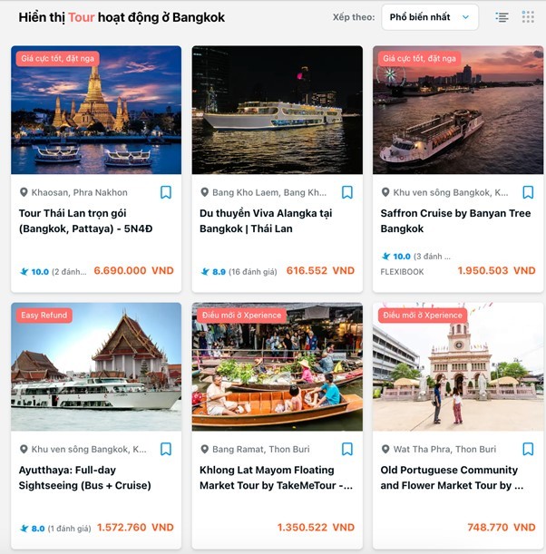 Top 5 địa điểm du lịch Thái Lan dịp Tết Nguyên đán cùng Traveloka