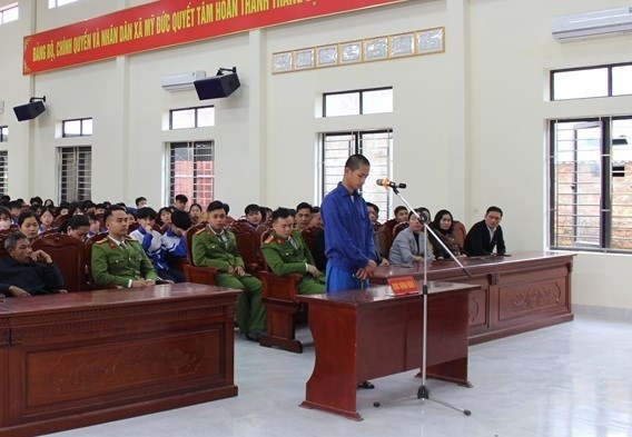 Phiên tòa lưu động xét xử bị cáo Trịnh Văn Nam