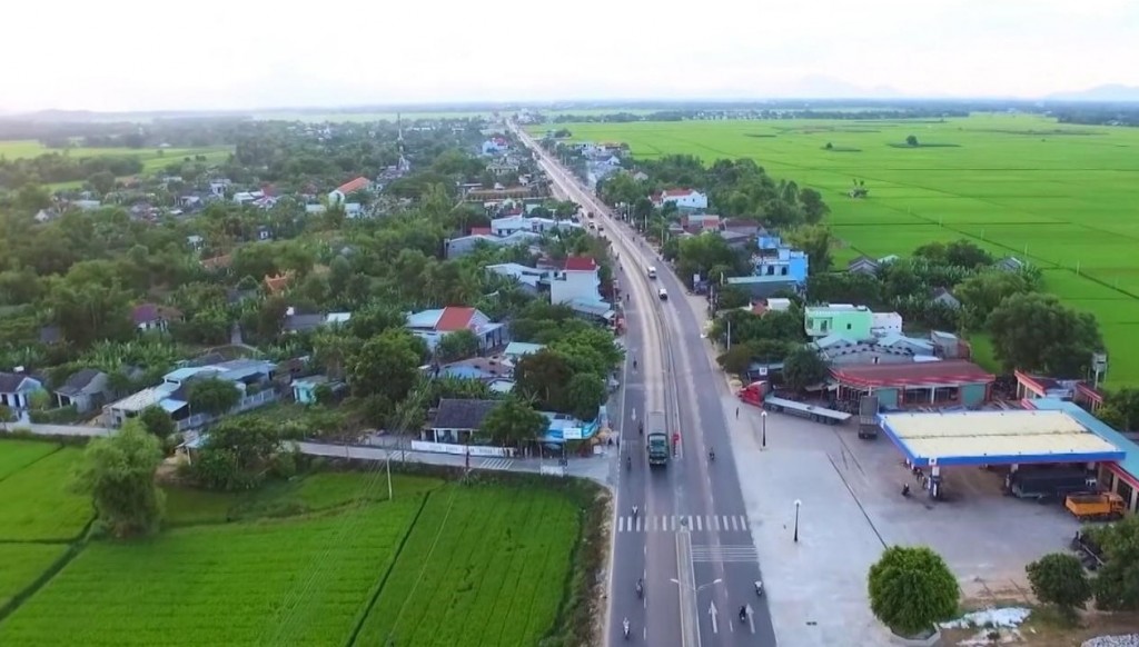 Khu dân cư Đông cầu Hương An có diện tích 22,4ha, trên địa bàn huyện Quế Sơn, tỉnh Quảng Nam