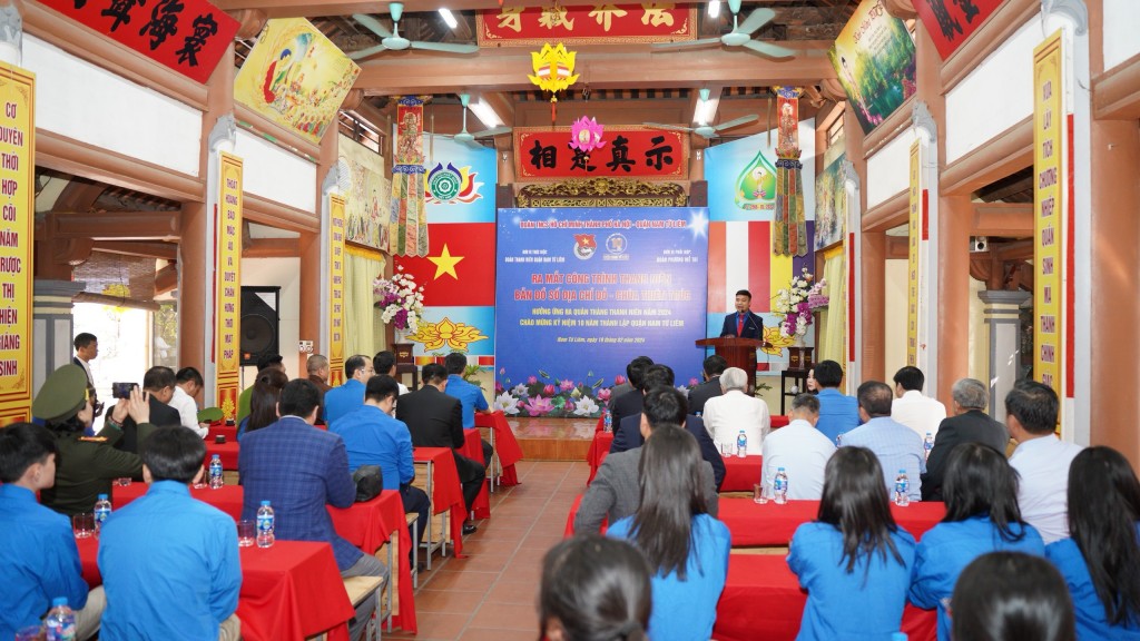 Đoàn Thanh niên thành phố Hà Nội tổ chức khánh thànnh công trìn thạnh niê