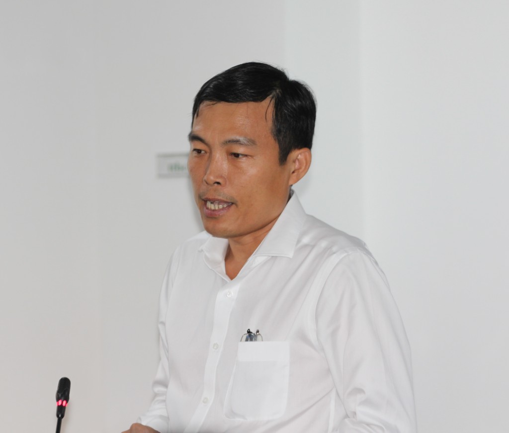  Phó Giám đốc Sở Thông tin và Truyền thông TP HCM Võ Minh Thành thông tin về chương trình chuyển đổi số thành phố