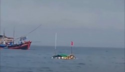 Đâm va trên biển, một ngư dân tử vong 2 người đang mất tích