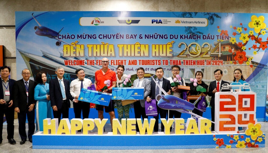 Lãnh đạo UBND tỉnh Thừa Thiên - Huế và lãnh đạo Sở Du lịch tỉnh đón 