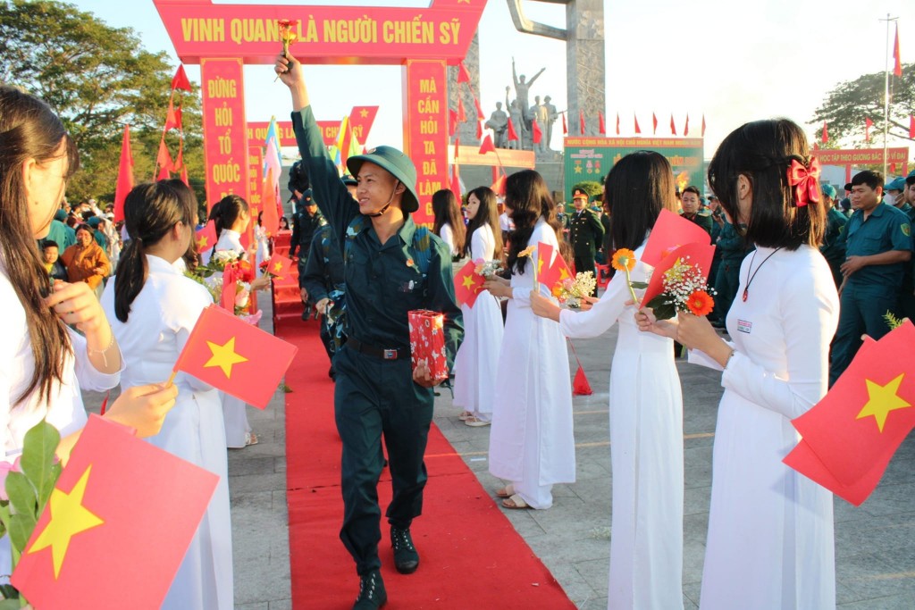 Năm nay, toàn tỉnh Ninh Thuận được giao1.223 thanh niên nhập ngũ vào Quân đội nhân dân và Công an nhân dân. (Ảnh, ninhthuan.gov.vn)