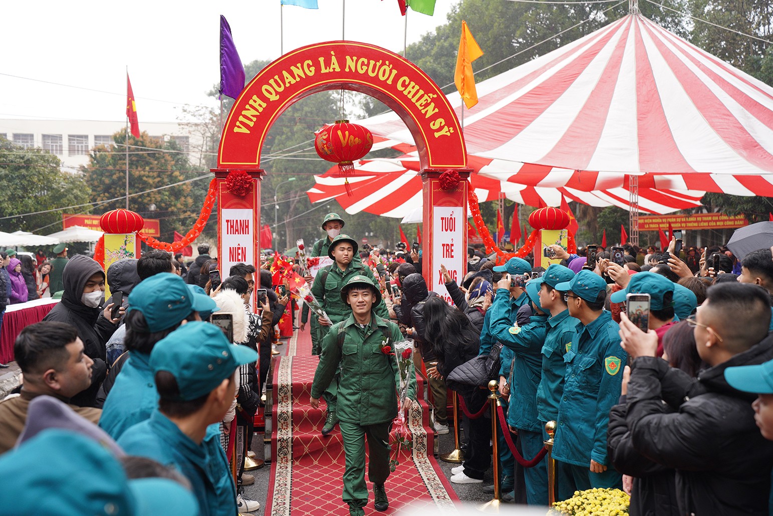 Ấn tượng ngày hội tòng quân năm 2024 tại Hà Nội