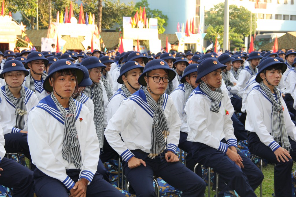 Tuổi trẻ TP Hồ Chí Minh tự hào lên đường nhập ngũ