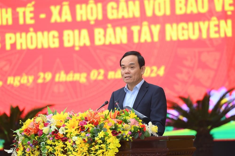 Phó Thủ tướng Trần Lưu Quang phát biểu khai mạc Hội nghị - Ảnh: Cổng TTĐT Bộ Công an