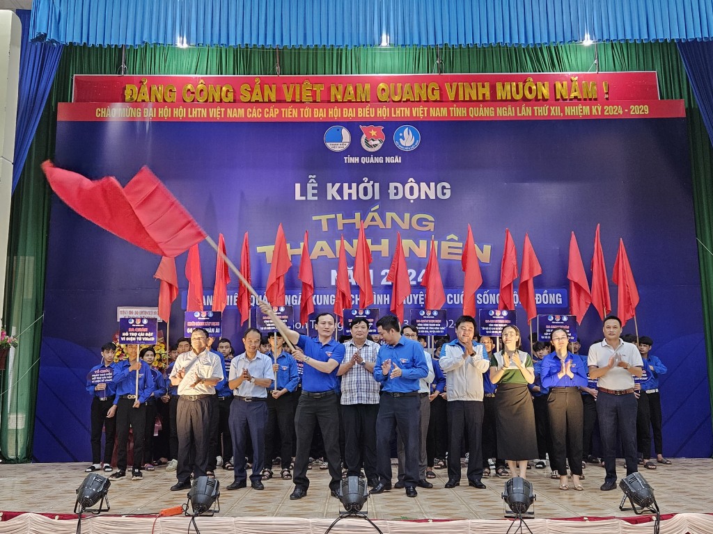 Lễ Khởi động Tháng Thanh niên 2024 của Tỉnh Đoàn Quảng Ngãi