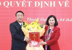 Đồng chí Nguyễn Khánh Bình giữ chức Phó Bí thư Huyện ủy Thanh Oai
