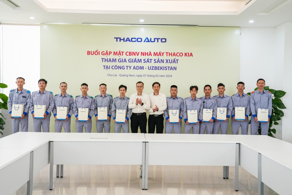 Buổi gặp mặt CBNV THACO KIA tham gia giám sát sản xuất xe KIA tại Uzbekistan