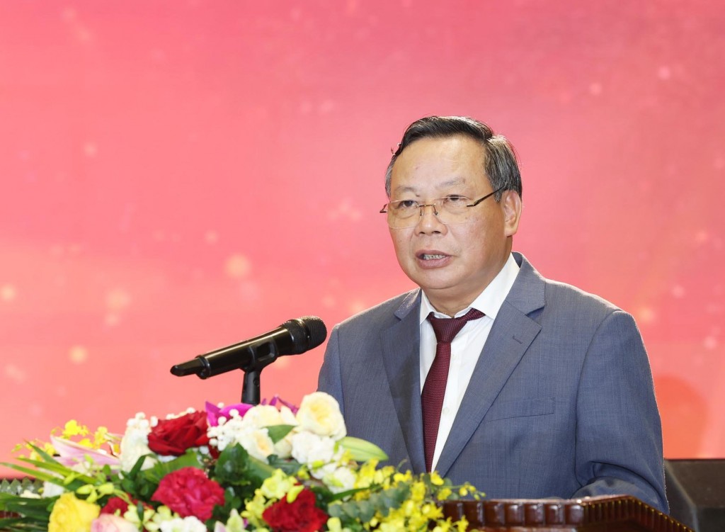 Phó Bí thư Thành uỷ Nguyễn Văn Phong phát biểu tại buổi lễ