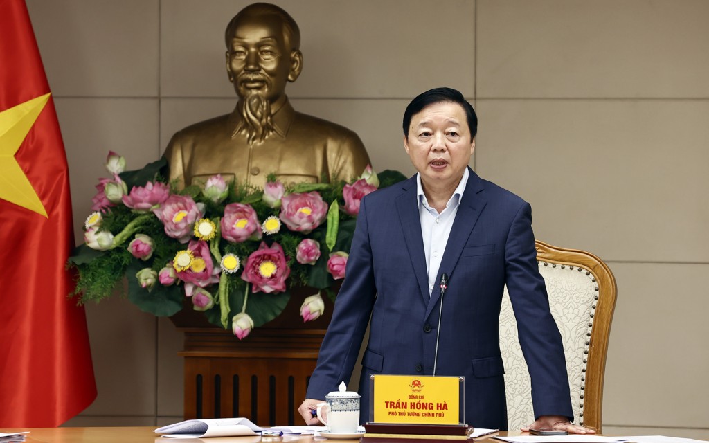 Phó Thủ tướng Trần Hồng Hà: Luật Di sản văn hoá (sửa đổi) phải giải quyết được các vướng mắc, tồn tại, bất cập trong thực tiễn quản lý, bảo tồn, bảo vệ, tu bổ di sản văn hoá - Ảnh: VGP/MK