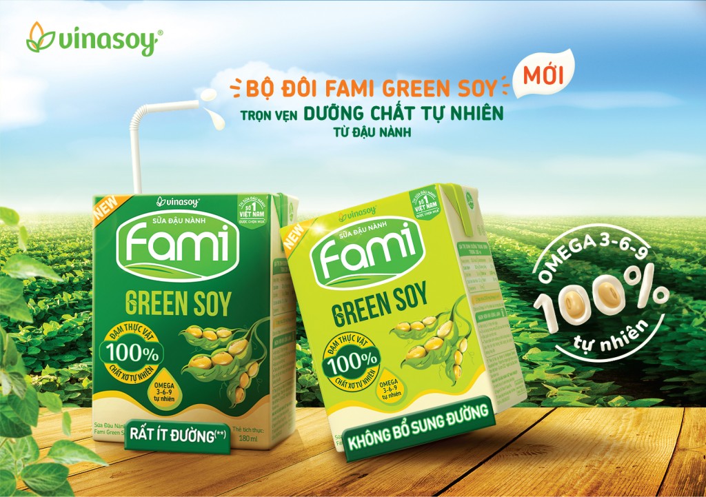 Vinasoy ra mắt sản phẩm sữa đậu nành Fami Green Soy_01