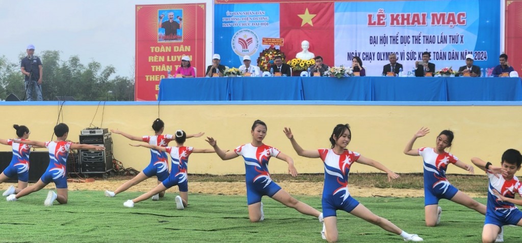 Trong những năm gần đây, phường Điện Dương là một điểm sáng về phòng trào TDTT của thị xã Điện bàn