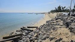 Dự án kè bảo vệ bờ biển Hội An đang chậm do vướng mắc