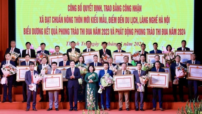 100% xã của huyện Thanh Trì đạt chuẩn Nông thôn mới kiểu mẫu