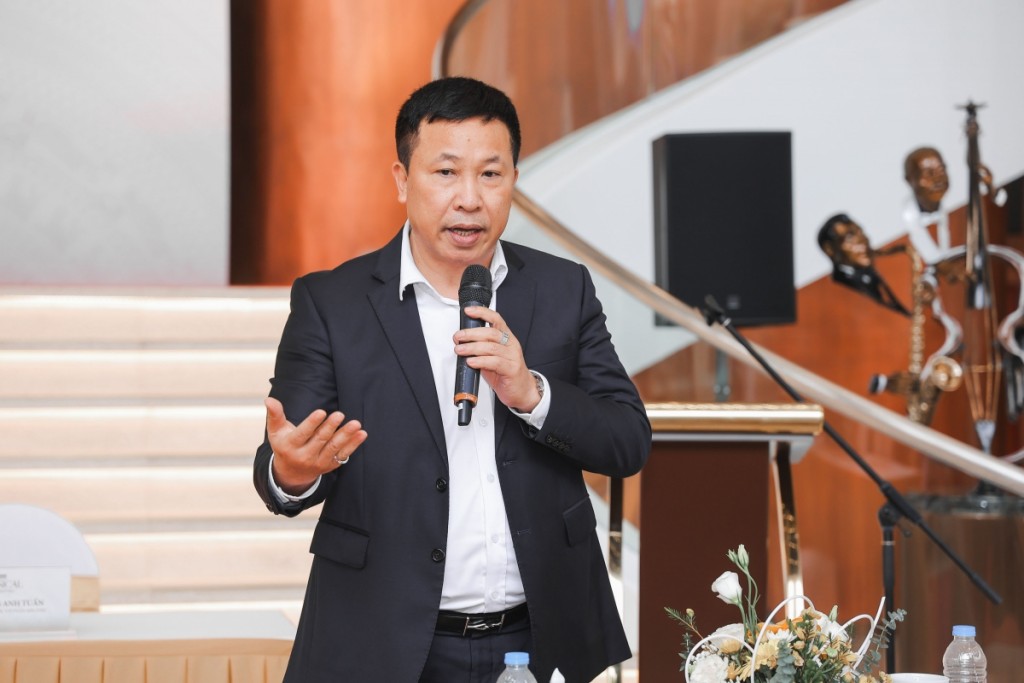 NSND Nguyễn Công Bẩy - Giám đốc Nhà hát Hồ Gươm công bố chuỗi sự kiện Musical Seasons 2024 – 2025.