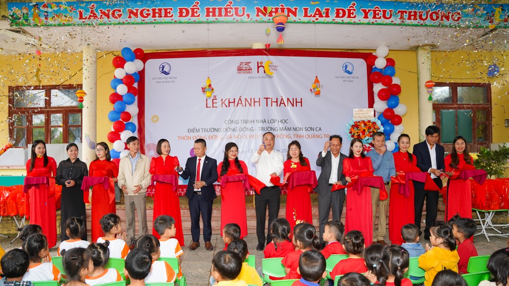 Quảng Trị: Khánh thành công trình lớp học, điểm trường Đồng Đờng, huyện Đakrông