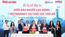 Báo Tuổi trẻ Thủ đô ký kết hợp tác báo Người Lao động, VietNamNet