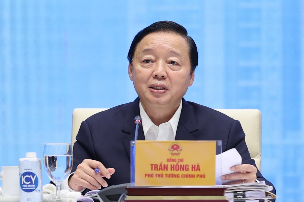 Phó Thủ tướng Trần Hồng Hà phát biểu tại Hội nghị - Ảnh: VGP/Nhật Bắc