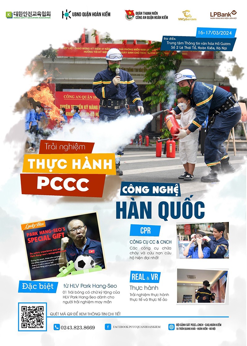Poster giới thiệu chương trình tuyên truyền, trải nghiệm kỹ năng PCCC và CNCH Poster giới thiệu chương trình tuyên truyền, trải nghiệm kỹ năng PCCC và CNCH