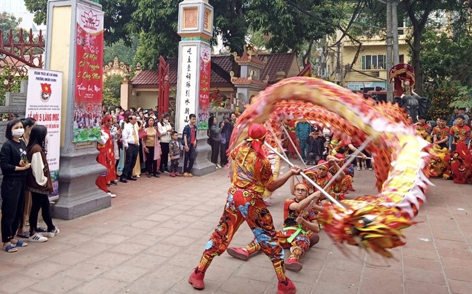 Lễ hội 5 làng Mọc - truyền thống đoàn kết đất Thăng Long