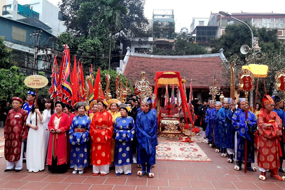 Lễ hội 5 làng Mọc - di sản văn hóa phi vật thể độc đáo và biểu thị của tình đoàn kết, gắn bó của Nhân dân Thăng Long - Hà Nội