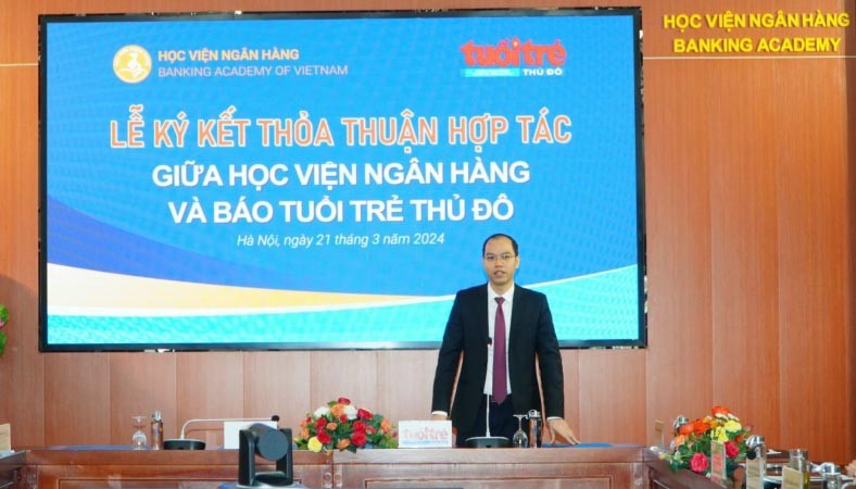 Đồng chí Nguyễn Tiến Hưng, Uỷ viên BCH Trung ương Đoàn, Phó Bí thư Thành đoàn, Chủ tịch Hội Sinh viên Việt Nam TP Hà Nội đánh giá cao sự hợp tác giữa 2 bên.