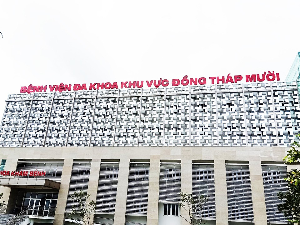 Bệnh viện Đa khoa khu vực Tháp Mười, tỉnh Đồng Tháp.
