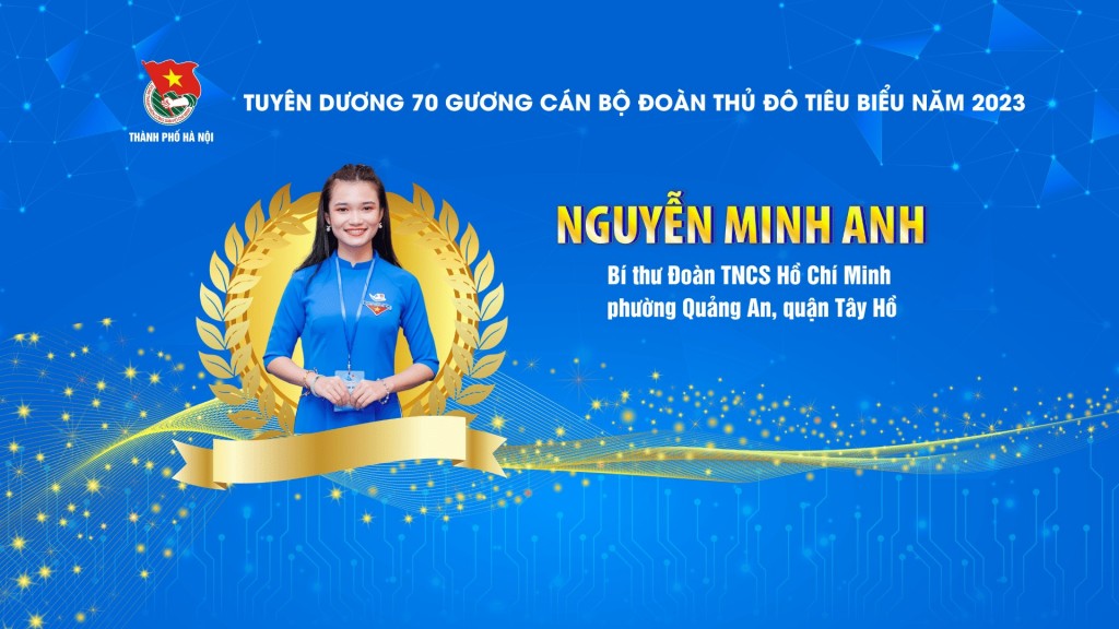 Nữ cán bộ Đoàn tiêu biểu