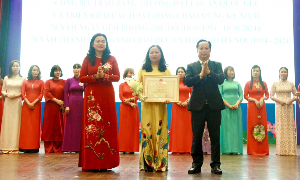 Hà Nội: 167 trường học được công nhận đạt chuẩn quốc gia
