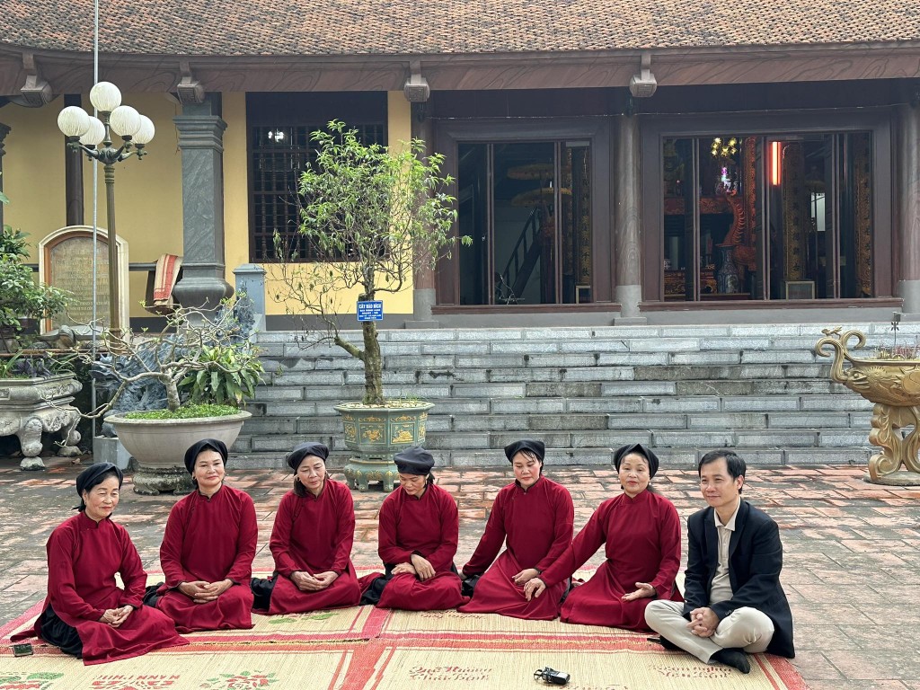 Nhà nghiên cứu âm nhạc Nguyễn Quang Long giới thiệu di sản Hát Xoan